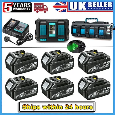 18V For Makita BL1850 5.0Ah LXT Li-Ion Cordless Battery BL1860 BL1830 Or Charger • £28.40