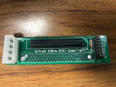 SCA 80 Pin - 68 Pin HD Connector Ultra4 SCSI Adapter Board Converter • $24.95