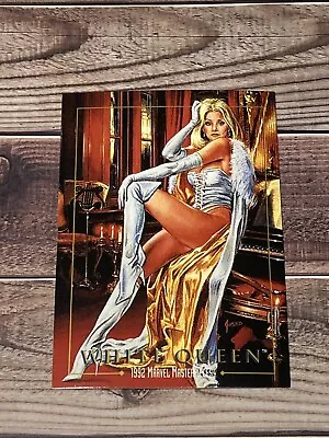 White Queen 1992 Marvel Masterpieces BASE Trading Card #95 JOE JUSKO • $1.99