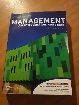 Management: An Introduction By David Boddy (Paperback 2010) • £10