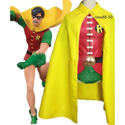 DC Comics Batman Robin Cosplay Costume Marvel Robin Halloween Stage Show Costume • $69.94