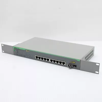 Allied Telesis AT-GS950/10PS 10 Port L2 Managed POE+ Network Gigabit 1Gbp Switch • £49.99