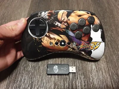 PS3 Sagat Street Fighter IV Fight Pad Wireless Controller By Mad Catz • $26