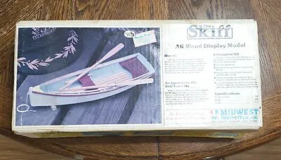 Midwest Products The Skiff 1/12 Scale All Wood Display Model Boat Kit 967 • $29.99
