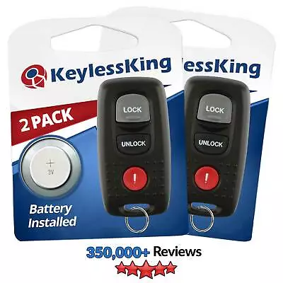 2 Replacement For 2004 2005 2006 Mazda 3 Key Fob Keyless Entry Car Remote • $17.95