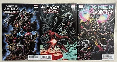 (Set Of 3) Spider-Man X-Men & Captain America Unforgiven #1 One-Shots Marvel • $14