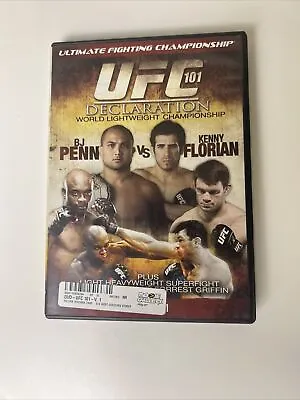 UFC 101 Declaration Disc 1 - DVD Movie Anderson Silva Vs Forrest Griffin Boxing • $10.70
