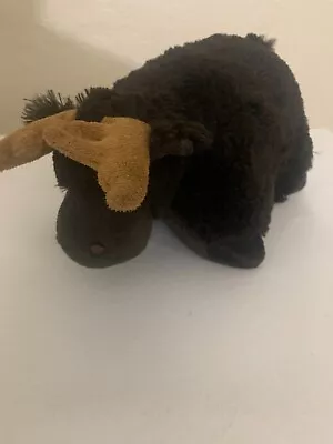 Pillow Pets Pee-Wees Chocolate Moose Plush Pillow • $10