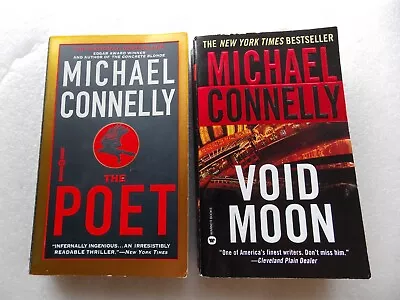 2 By Michael Connelly: Void Moon + The Poet • $10.97