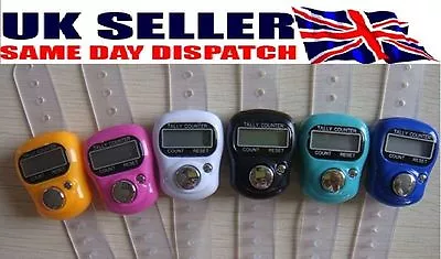 Digital  Finger Ring Hand Tally Counter Clicker Electronic Tasbee Tasbih Golf • £4.99