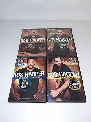 Bob Harper - Inside Out Method 4 DVDs Including Yoga Cardio Strength And More • $29