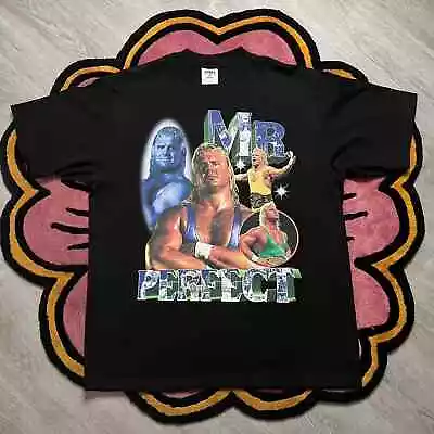 Vintage Style Mr. Perfect Double Sided Wrestling Rap T-shirt • $160