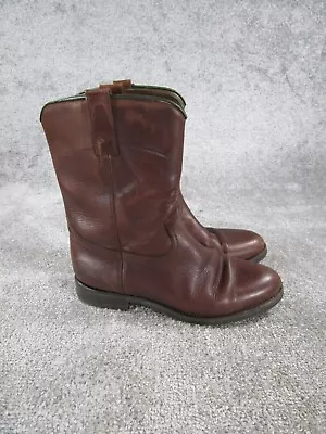 Sid Mashburn Boots Mens Size 9 D Vaquero Roper Brown Leather Pull On • $99.99