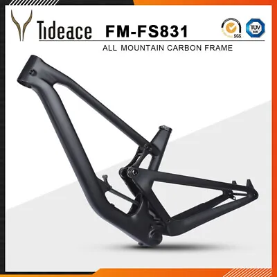 Toray T1000 Carbon Fiber All Mountain Suspension Bicycle Frame Boost BB92 148mm • $939.06