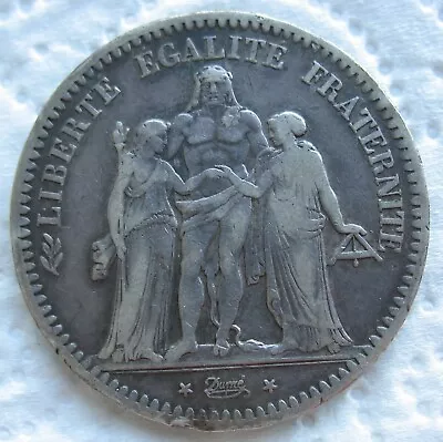 1849-A France Silver 5 Francs • $24.50