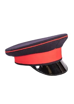 British Army Royal Hat Cap Black Red Peaked Dress Military Uniform REME MOD UK • £24.99