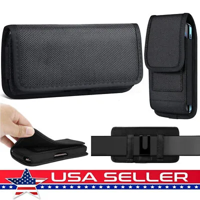 Cell Phone Pouch Waist Tactical Army Belt Bag With Metal Belt Loop Clip Holster • $7.96