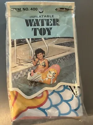 NIP Vintage Paradise Inflatable MERMAID Ride On Water Toy • $75.86