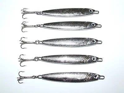 5 X FFT 20 30 40 60g Silver Stinger Spinner Lure Mackerel Bass Cod Mackerel  • £12.99