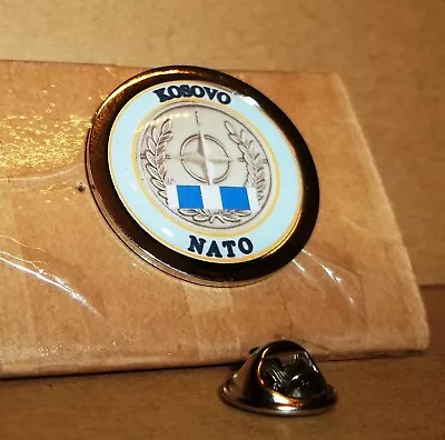 Kosovo Nato Veteran Lapel Pin Badge . • £7