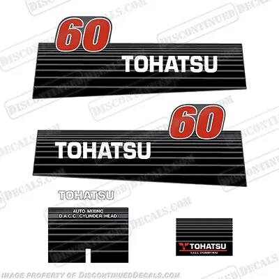 Fits Tohatsu 60hp Outboard Engine Decal Kit • $59.95