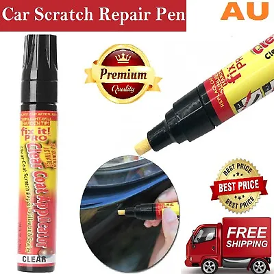 New Car Scratch Repair Remover Pen Waterproof Paint Clear Applicator Magic Tool • $7.99