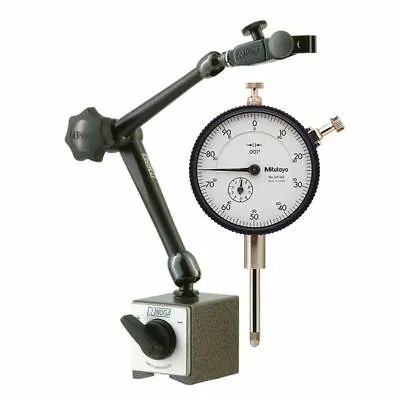 Noga DG61003 Magnetic Base & Mitutoyo 1  Dial Indicator Set • $229.87