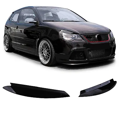 Headlight Bezel Evil Eye Black Gloss For VW Polo 9N3 Since 2005-2009 • $65.85