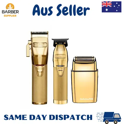 BaBylissPRO Gold FX Trio Combo Babyliss Gold FX  Clipper - Trimmer - Shaver SET • $279.90