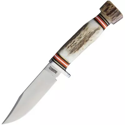 Marbles MR458/EG-739 Skinner Stainless Steel Clip Point Fixed Knife + Sheath • $27.84