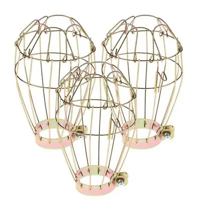 £15.61 • Buy 3x Reptile Amphibians Heat Lamp Light Bulb Cover Cage Protector Guard Industrial