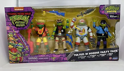 TMNT Mutant Mayhem Turtles Disguise Party Pack 2023 Playmates Walmart Exclusive  • $25