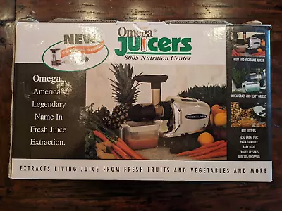 Lightly Used — Omega 8005 Juicer Chrome Black — COLD PRESS — Works Perfectly • $19.20