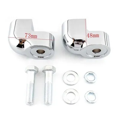 FIT Honda VTX1300C 2004 2005 2006 2007 2008 2009 Handlebar Risers CNC Aluminum • $72.54