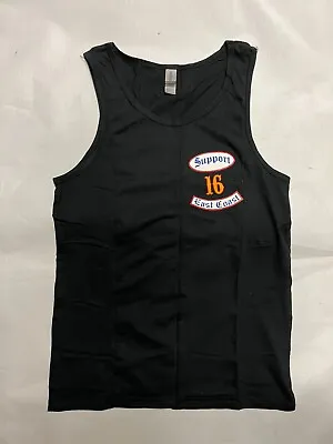 Support 16 Pagan's Mc Motorcycle Club East Coast Rocker Tank Top Shirt Large • $34.99