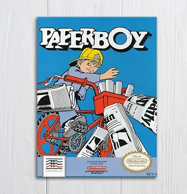 £4.99 • Buy Metal Signs Plaques Vintage Retro Style Paperboy Arcade Gamer Poster Mancave