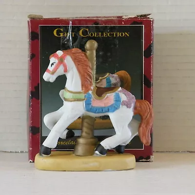 Porcelain Carousel Horse Figurine Gift Collection • $8