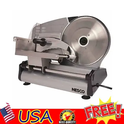 Commercial Electric Meat Slicer Deli Food Slicer W/ Removable 8.5  Blade Cheese • $98.68