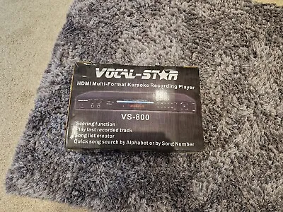 £25 • Buy Vocal Star HDMI Multi Format Karaoke Recording Player VS 800