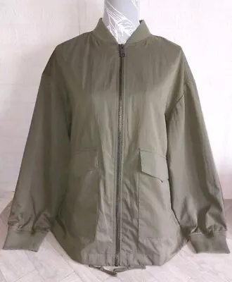 Marks & Spencer Ladies UK 14 Hunter Green Storm Wear Lined Waterproof M&S Jacket • £24.95