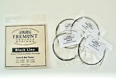 $18.73 • Buy Fremont Blackline Fluorocarbon Ukulele Strings Tenor Low-G Set