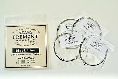 $18.73 • Buy Fremont Blackline Fluorocarbon Ukulele Strings Tenor Low-G Set