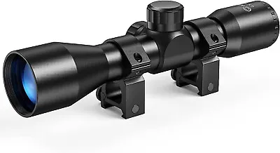 4x32 Compact Rifle Scope Crosshair Optics Hunting Shooting Aluminum • $20.99
