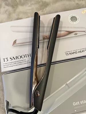 T3 Smooth ID 1” Smart Flat Iron With Touch Interface - Graphite • $100
