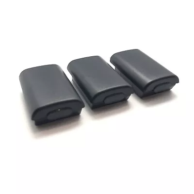 Black Xbox 360 Controller Battery Cover Pack Holder 3PCS Aus Seller Free Postage • $13.64