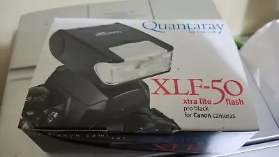 New Quantaray XLF-50 Xtra Lite Flash For Canon Cameras Quantaray 531665099 • $66.49