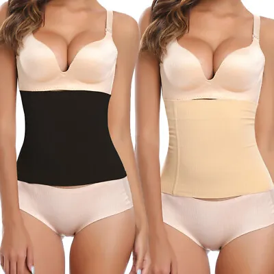 UK Women Sliming Body Shaper Belt Tummy Control Tight Girdle Waist Training Belt • £12.79