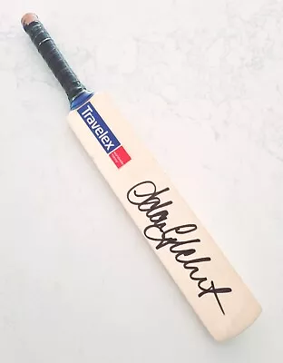 Adam Gilchrist Signed Mini Cricket Bat Australia Legend Travelex Decal Ashes • $99