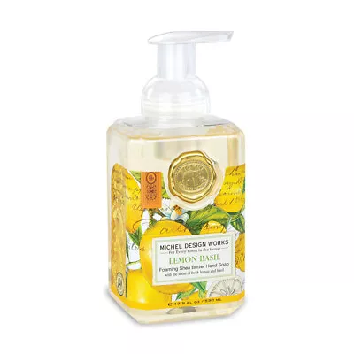 Michel Design Works Foaming Liquid Hand Soap Lemon Basil - NEW • $12.50