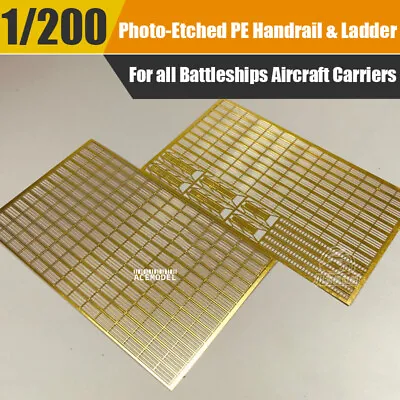  1/200 Universal Battleship/Warship Handrail&Ladder&Railing Photo-etched Parts • $15.95